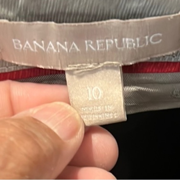 Banana Republic Black Patterned Pants size 10 - Picture 12 of 15